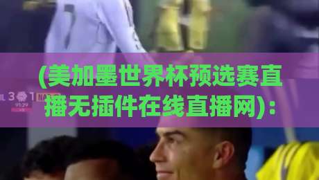 (美加墨世界杯预选赛直播无插件在线直播网)：2026年看球新姿势，告别卡顿与广告陷阱