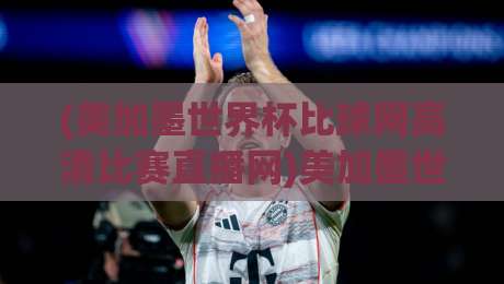 (美加墨世界杯比球网高清比赛直播网)美加墨世界杯!2026观赛全攻略,高清直播在哪看