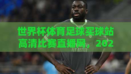 世界杯体育足球买球站高清比赛直播网,2026年球迷必看的五大观赛平台!