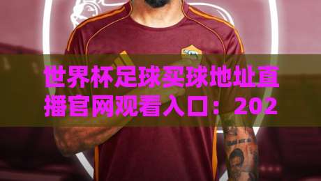 世界杯足球买球地址直播官网观看入口：2026年官方观赛指南（世界杯足球买球地址）