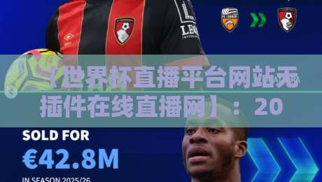 【世界杯直播平台网站无插件在线直播网】:2026年最新观赛指南,告别卡顿与延迟