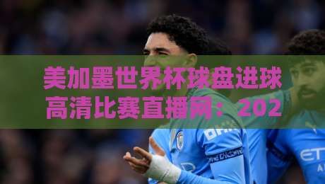 美加墨世界杯球盘进球高清比赛直播网：2026年球迷必备观赛指南