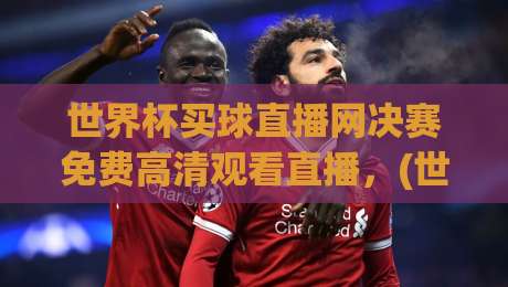 世界杯买球直播网决赛免费高清观看直播，(世界杯买球直播网) 2026终极观赛指南