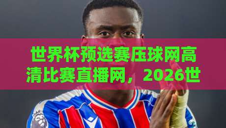 世界杯预选赛压球网高清比赛直播网,2026世预赛怎么看才过瘾?