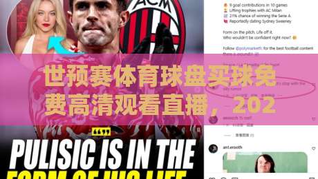 世预赛体育球盘买球免费高清观看直播,2026热门赛事怎么看最过瘾?