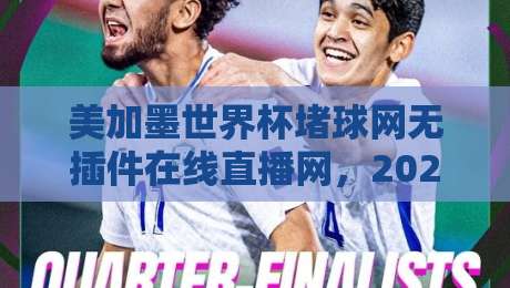 美加墨世界杯堵球网无插件在线直播网，2026观赛新姿势！