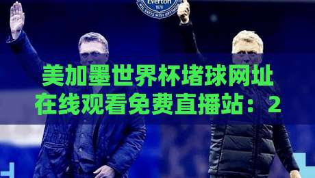 美加墨世界杯堵球网址在线观看免费直播站：2026年观赛避坑指南与合规渠道盘点