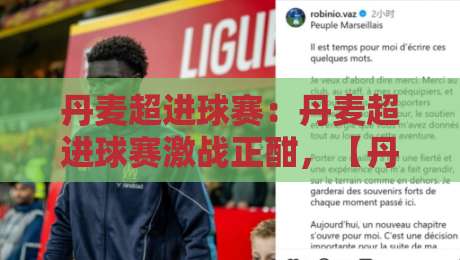 丹麦超进球赛：丹麦超进球赛激战正酣，【丹麦超进球赛】如何读懂北欧攻势足球的独特魅力？-今日最新外围体球站反波胆链接受让视频半全场动画