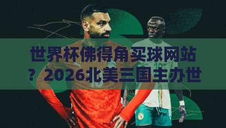 世界杯佛得角买球网站？2026北美三国主办世界杯，球迷如何安全观赛？