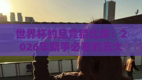 世界杯约旦竞猜比球：2026年新手必看的五大避坑指南