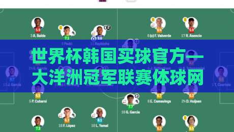 世界杯韩国买球官方—大洋洲冠军联赛体球网：2026年观赛与投注指南